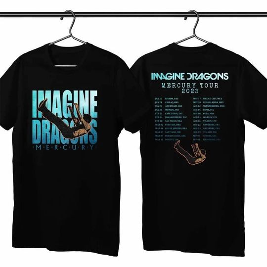 Discover 2023 Imagine Dragon Mercury World Tour T-Shirt, World Tour 2023 Shirt