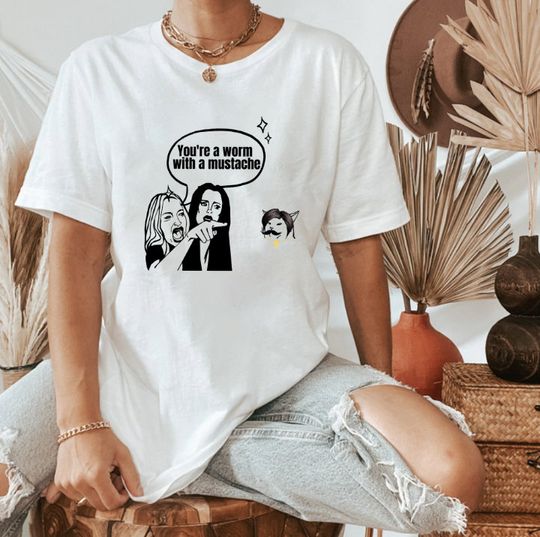 Discover You're A Worm With A Mustache Tee, James Kennedy VPR Tshirt