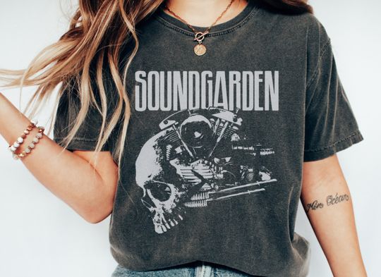 Discover Soundgarden T-Shirt, Oversized Shirt, Classic Rock,
