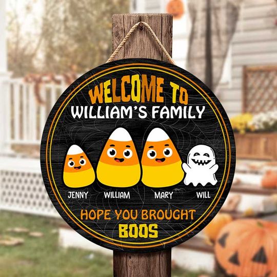 Discover Welcome To Our Family - Hope You Brought Boos