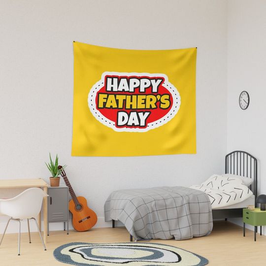 Discover Fathers Day - Happy Fathers day Tapestry