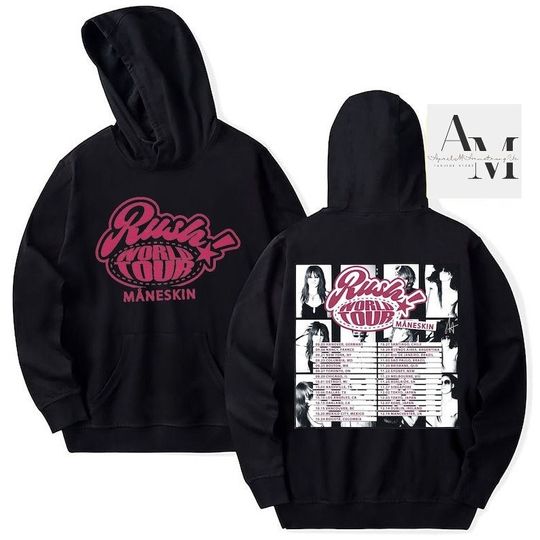 Discover Maneskin Rush World Tour T-Shirt, Concert Merchandise