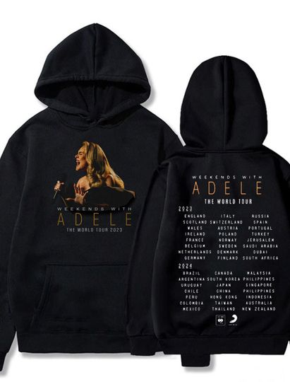 Discover Weekends With Adele The World Tour 2023-2024 Merch, Weekends With Adele World Tour hoodie