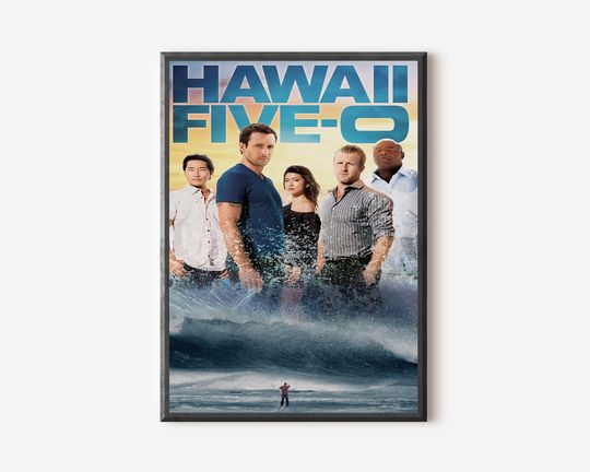 Discover Hawaii five 0 Premium Matte Vertical Poster