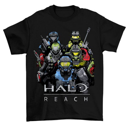 Discover Vintage Halo Reach Spartan Noble Six Graphic Tee