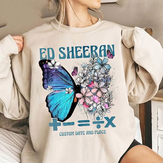 Discover Ed Sheeran Tour 2023 Vintage Sweatshirt