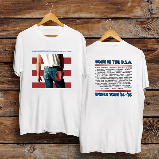 Discover Bruce Springsteen Born in the USA World Tour '84-'85, Bruce Springsteen Shirt
