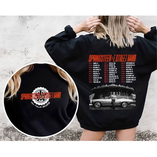 Discover Bruce Springsteen And The E Street Band Tour 2023 Shirt, Vintage Bruce Springsteen Sweatshirt