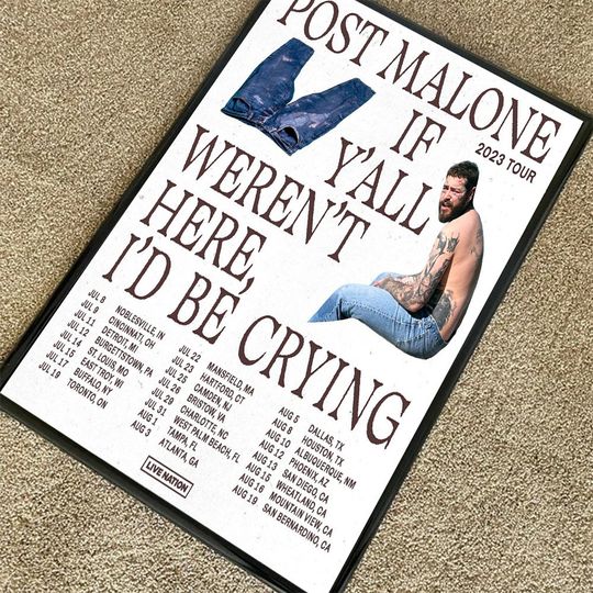 Discover Post Malone 2023 Tour Poster