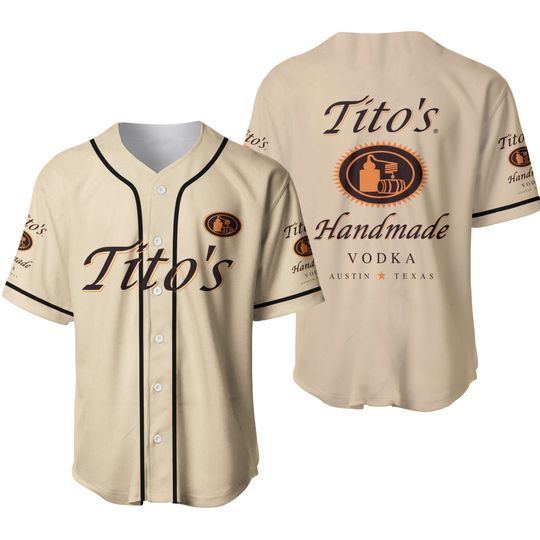 Discover Tito Handmade Vodka Baseball Jersey, Holiday Gift, Lover Beer jersey, Tito Handmade Vodka Jersey