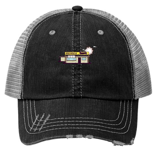 Discover Dog House Albuquerque Classic Trucker Hats