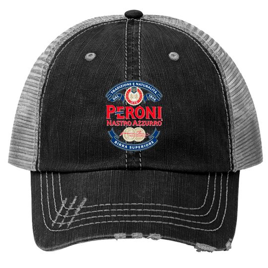 Discover Peroni Birra Vintage Logo Trucker Hats