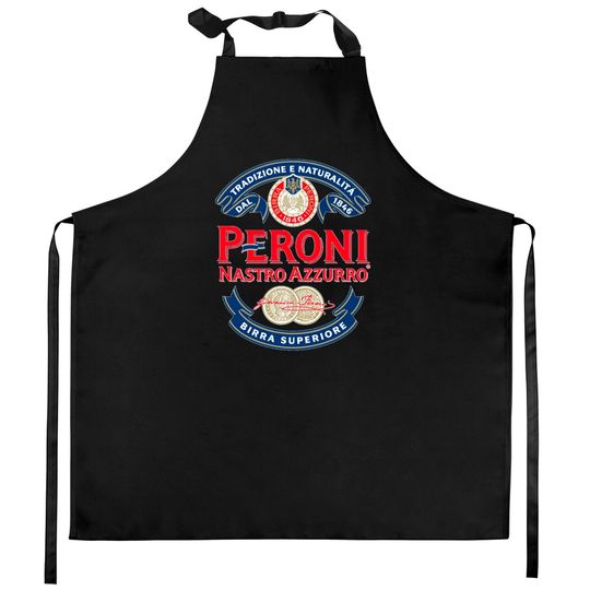 Discover Peroni Birra Vintage Logo Kitchen Aprons