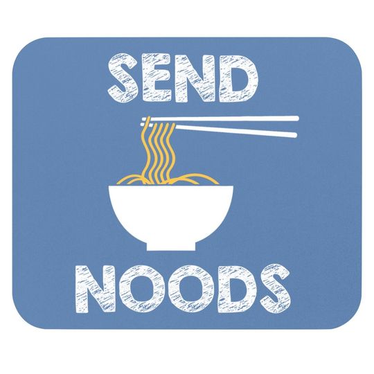 Discover Send Noods Funny Noodle Pasta Mouse Pad