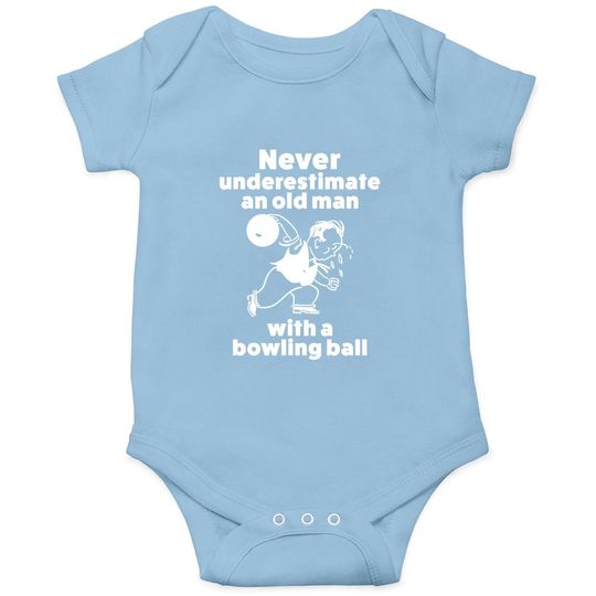Discover Funny Bowling Gift Onesie For Old Man Dad Or Grandpa