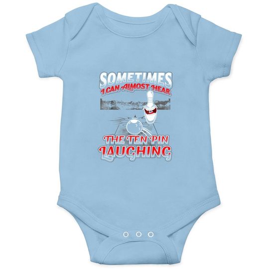 Discover Hear 10 Pin Laughing Funny Bowling Onesie