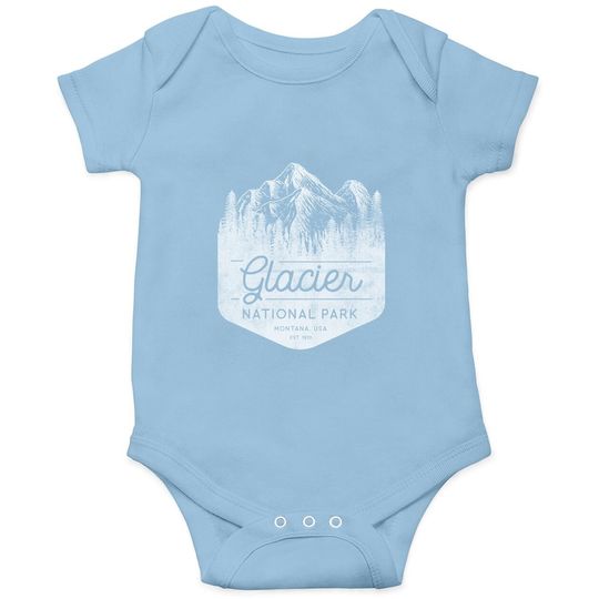 Discover Family Vacation Design - Glacier National Park Onesie