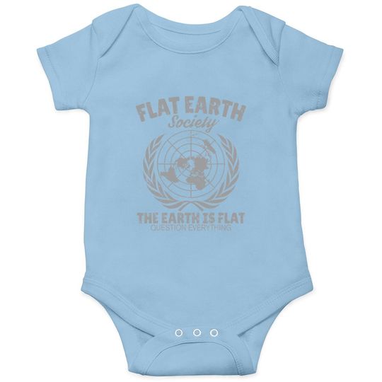 Discover Flat Earth Society Onesie