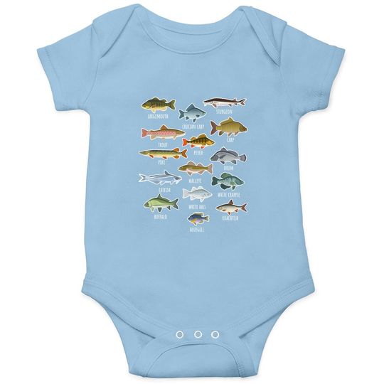 Discover Types Of Freshwater Fish Species Fishing Onesie