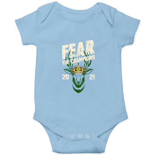 Discover Fear Deer Buck The Champions 2021 Onesie