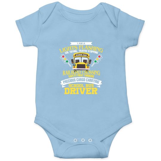 Discover I'm A School Bus Driver School Bus Driver Gift Onesie