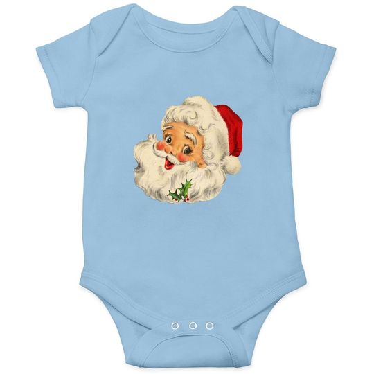 Discover Cool Vintage Christmas Santa Claus Face Onesie