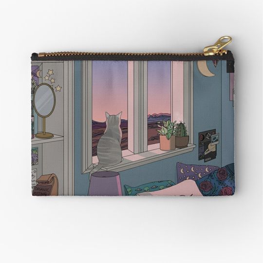 Discover Early Morning Zipper Pouch