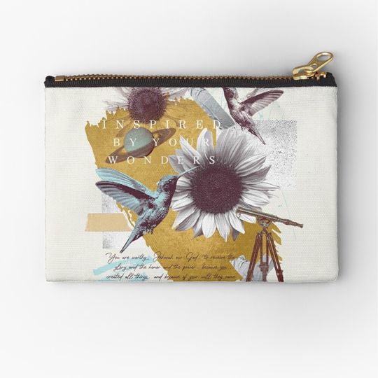 Discover INSPIRED BY YOUR WONDERS Zipper Pouch