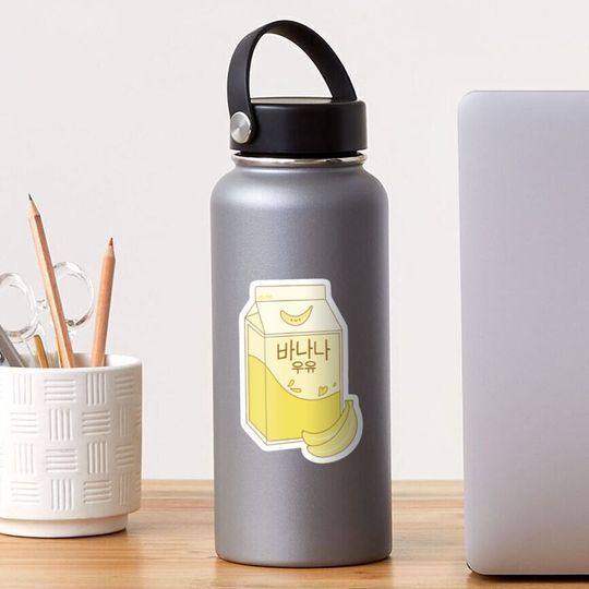 Discover Banana Milk Sticker