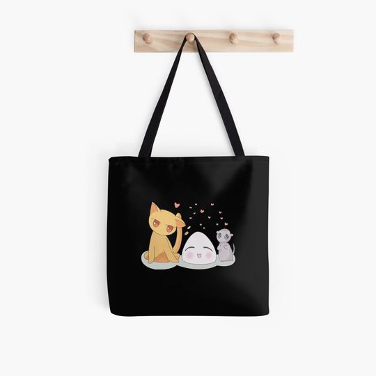 Discover Fruit Basket Cat Mouse Anime Kyō Yuki Onigiri Tote Bag