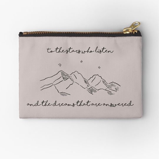Discover TO THE STARS WHO LISTEN Zipper Pouch
