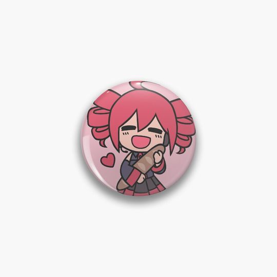 Discover Teto Loves Bread Chibi Pin