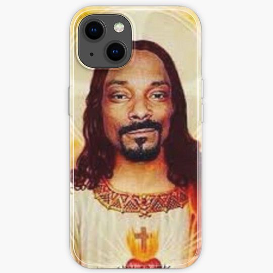Discover Snoop Dogg goes jesus  iPhone Case