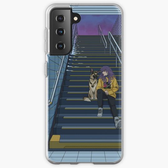 Discover Neon Subway Samsung Galaxy Phone Case