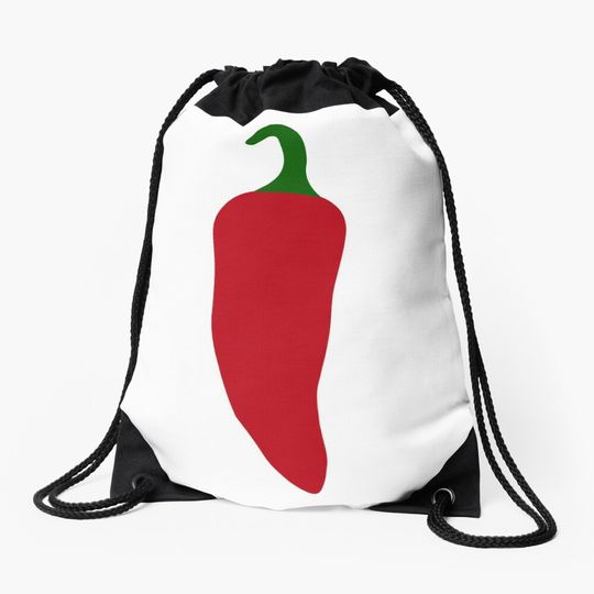 Discover Red Hot Chili Peppers logo Drawstring Bag