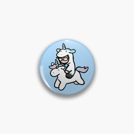 Discover Logan and a unicorn Pin