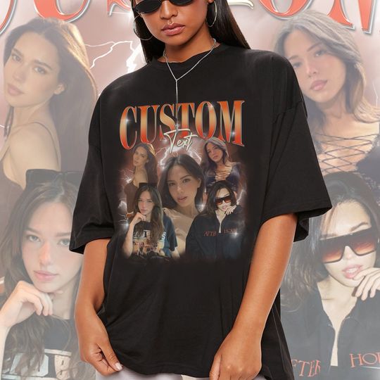 Discover Camiseta pirata personalizada de rap, foto personalizada - camiseta gráfica vintage dos anos 90