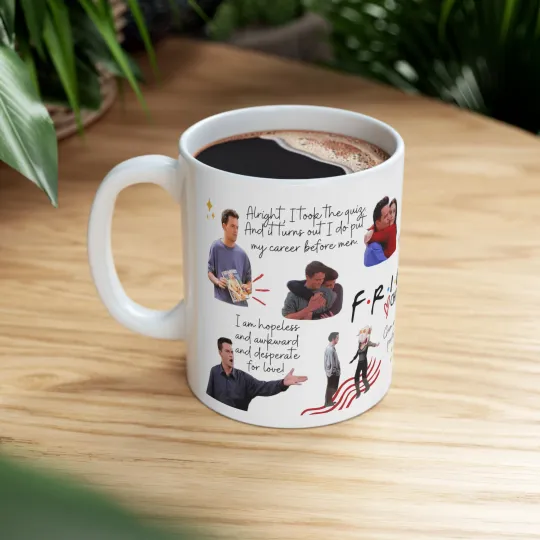 Discover przyjaciele chandler ceramiczny kubek