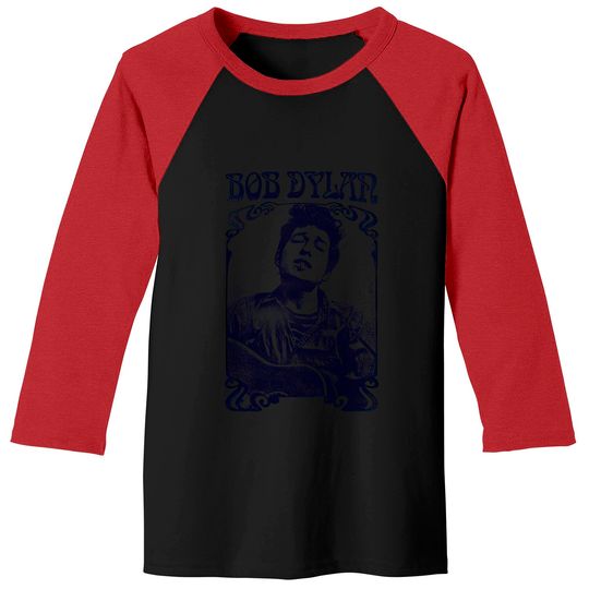 Discover Bob Dylan Vintage Faded Style Baseball Tees