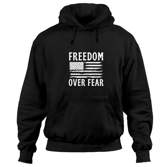 Discover Freedom Over Fear Anti Mandate Hoodies