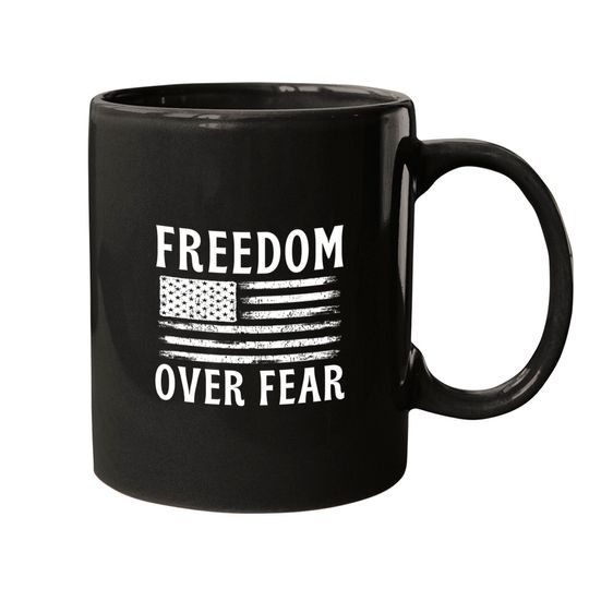 Discover Freedom Over Fear Anti Mandate Mugs