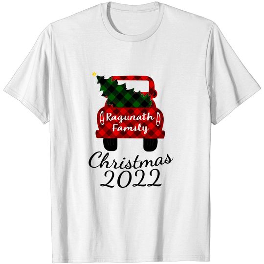 Discover Personalized 2022 Christmas Family Red Trcuk Custom T-Shirt