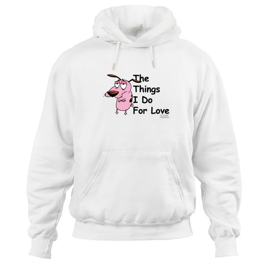 Discover Courage the Cowardly Dog For Love Hoodie