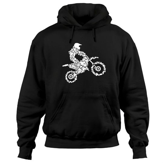 Discover Dirt Bike Rider Motocross Enduro Dirt Biking Boys Gift Hoodie
