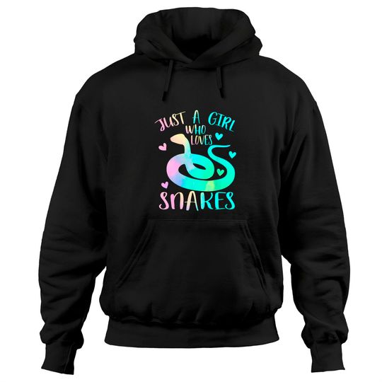 Discover Just a Girl Who Loves Snakes Themed Lover Girls Hoodie