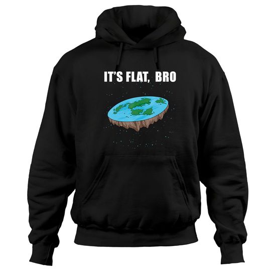 Discover The Earth Is Flat Ice Wall Hoodie