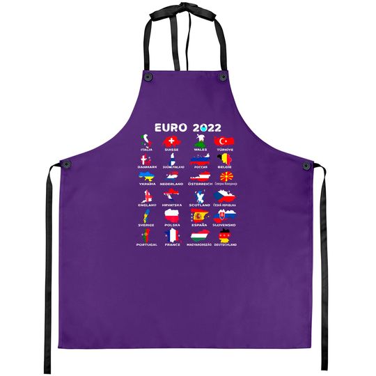 Discover Euro 2022 Jersey All Countries Apron