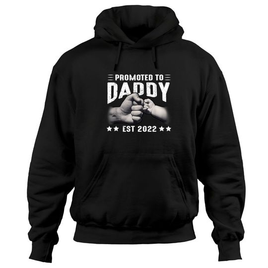 Discover Mens Expecting New Dad Gifts Soon To Be Promoted To Daddy 2021 Hoodie