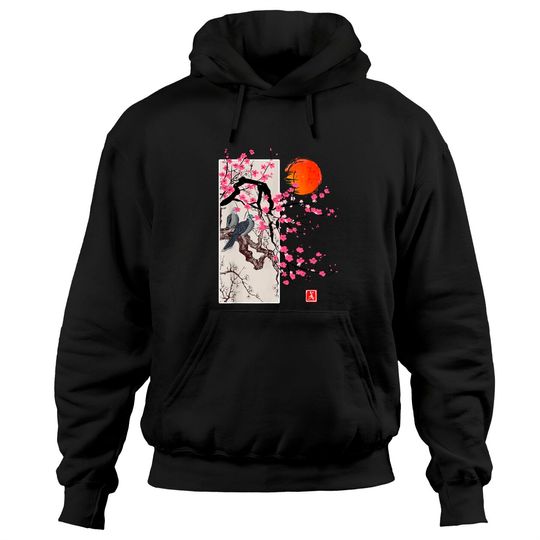 Discover Vintage Sakura Blossom Japanese Cherry Scenery Gift Tee Hoodie