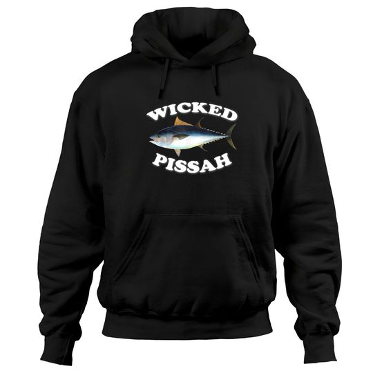 Discover Wicked Pissah Bluefin Tuna Illustration Fishing Angler Gear Hoodie